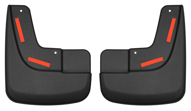 Ford F-150 Mud Guards - Front - Husky Liners - Custom-Molded - Black - `17-`18